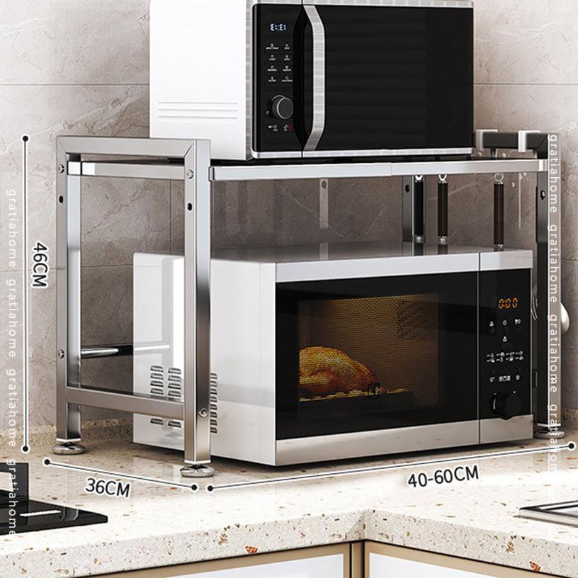 1000円OFFクーポン レンジボード レンジ上ラック キッチンラック レンジ台 伸縮式 耐荷重 頑丈 レンジラック 収納ラック 大型電子レンジ対応 北欧 おしゃれ キッチン収納棚 冷蔵庫上ラック 耐熱 gratiahome