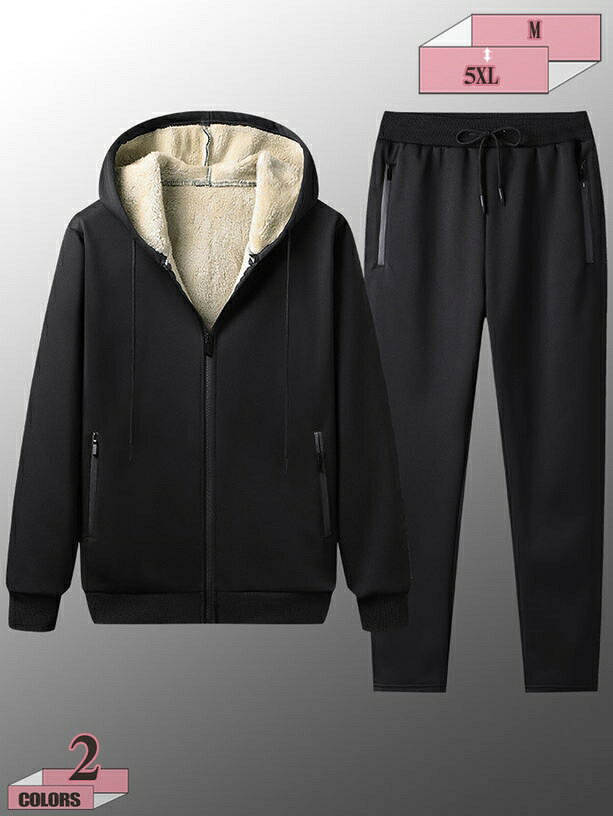 500円OFFクーポン ジャージ 上下セット メンズ スウェット 裏起毛 あったかい アウ...