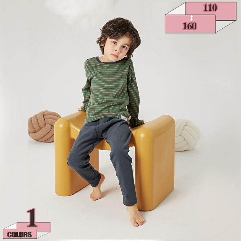 500円OFFクーポン 子供 ルームウェア 上下セット キッズパジャマ 寝間着 ナイトウェア 寝巻き スリップウェア 部屋着 綿100 長袖 ボーダー柄 子供服...