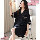 760円OFFクーポン ルームウェア ロング ワンピース 長袖 パジャマ 前開き ゆったり 薄手 吸湿 通気 夏用 ネグリジェ 膝丈 おしゃれ 姫系 エレガント...