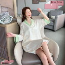 760円OFFクーポン ルームウェア レディース ワンピース ネグリジェ 前開き シルクタッチ 吸汗 通気 薄手 ゆったり おしゃれ シャツワンピ 膝丈 部屋着...