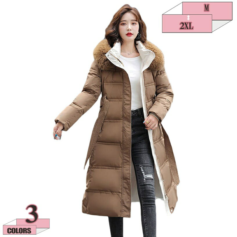 1000円OFFクーポン ダウンコート 超ロング レディース ロング エコファー ダウンジャケット Aライン 帽子付き フード 撥水 ベンチ レディース ファー付き 着痩せ 大きいサイズ 黒 防寒着 おしゃれ 厚手コート 20代 30代 40代 50代 韓国ファッション gratiahome
