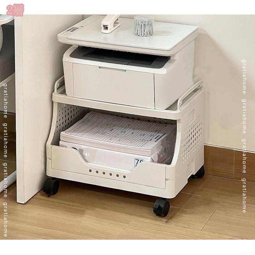 500円OFFクーポン ブックオーガナイザー ブックシェルフ ワゴン 本棚 書類収納 書類棚 収納棚 ラック キャスター付き ブックスタンド 調味料ラック バスケット 隙間収納 おしゃれ 多目的ワゴン デスク収納キャビネット リビング収納 本収納 gratiahome [2]