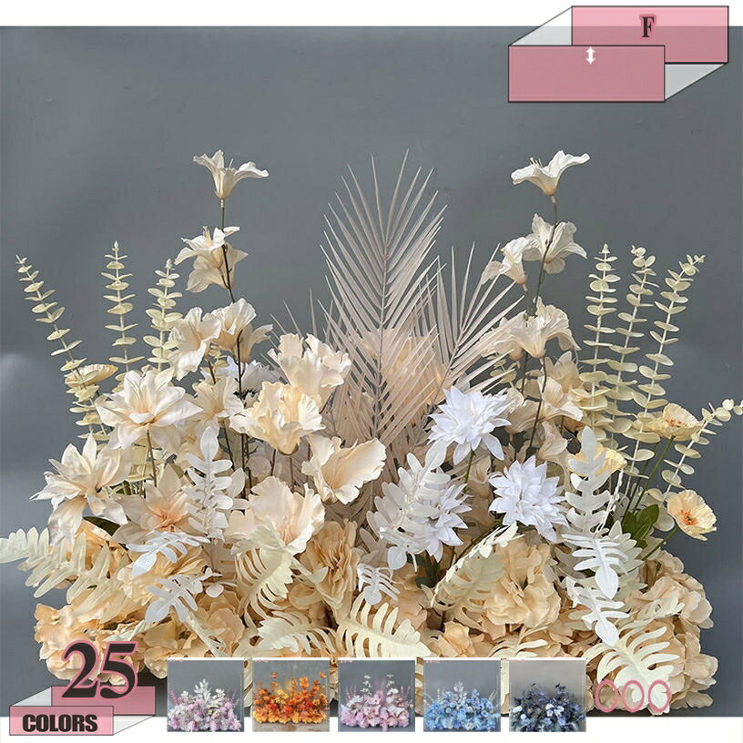 Flowers - 造花 シルクフラワー 結婚式 花の列 シミュレーション シミュレーションフラワー 人工観葉植物 道路案内 販売部門 商業ストリート 店舗装飾 ナチュラル 発泡ボトム付き 造園 触れる時に真実な感 細工が丁寧 レッド系 gratiahome