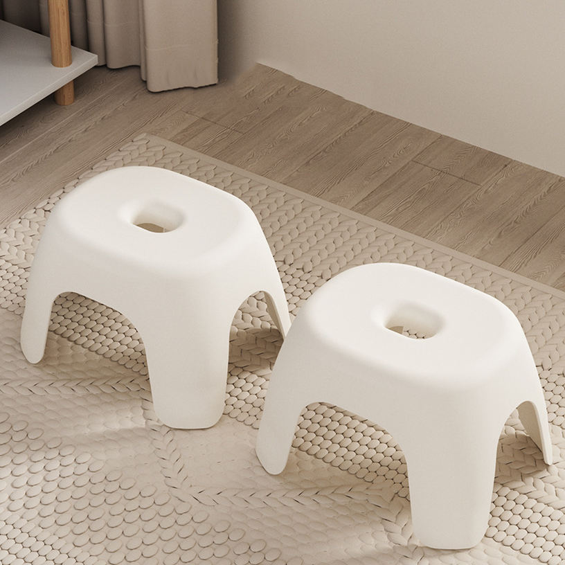 Stools - スタッキングチェア スタッキングスツール 屋台イス 無地 椅子 プラスチック チェア スツール プラスチックスツール ラウンドベンチ シンプル リビングルーム 場所取らない 収納便利 省スペース 靴交換スツール リビング/玄関/寝室適用 家庭 来客用 gratiahome