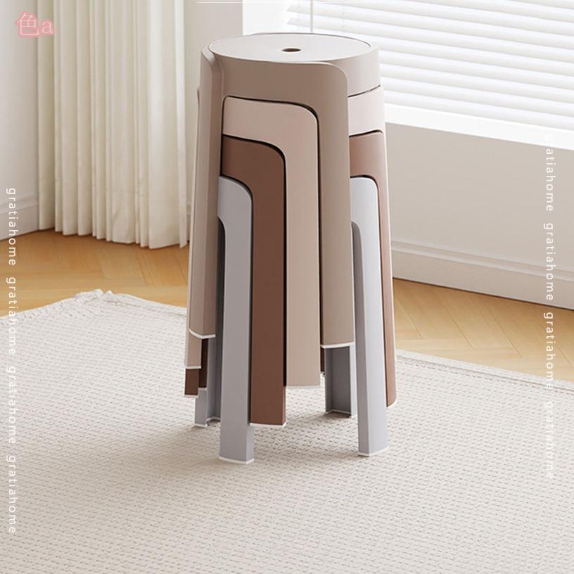 2000円OFFクーポン スタッキングチェア スタッキングスツール 屋台イス 椅子 チェア スツール プラスチックスツール スタッキングチェアー 腰掛けイス 積み重ね 頑丈 耐久性 耐荷重 多機能 家庭 来客用 リビングルーム 収納便利 場所取らない 省スペース gratiahome [2]