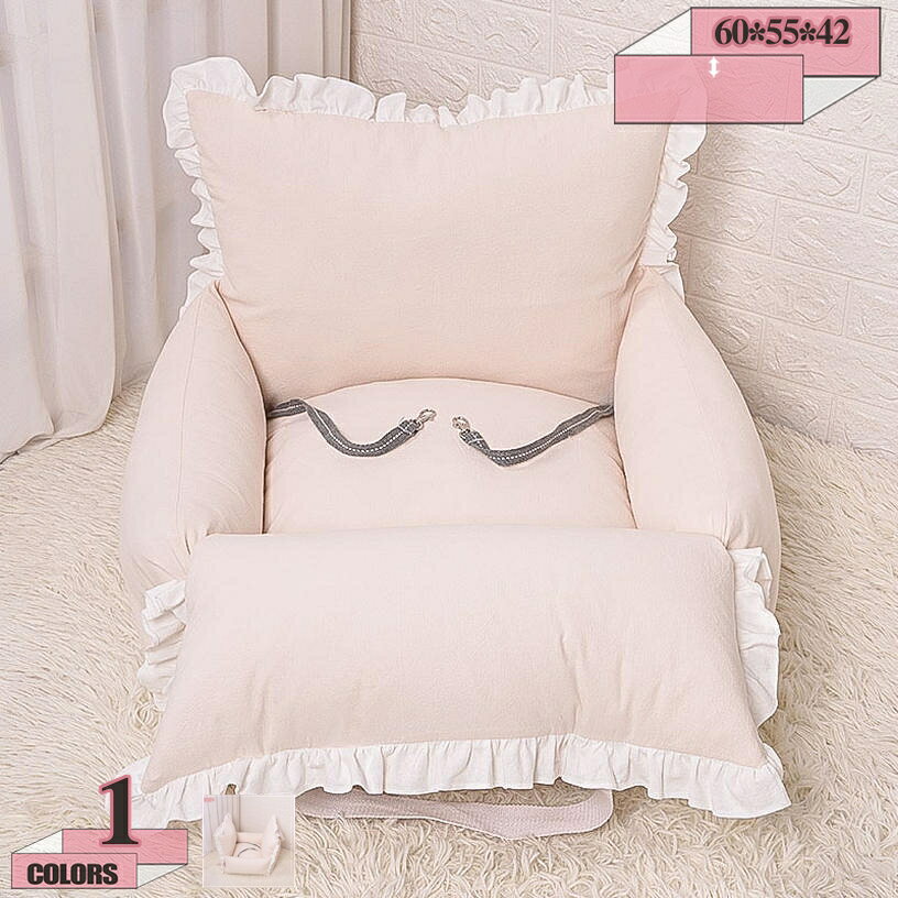 中小型犬 車用ペットシート ペットドライブボックス 犬/猫用 車載用ソファー 飛び出し防止 ペットクッ..