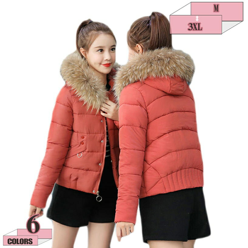 777円OFFクーポン ダウンジャケット レディース ダウンコート ショート丈 中綿 アウター 防寒 春 秋 冬 暖かい フード ポケット 付き 防風 軽量 ミセス 大きいサイズ 韓国風 可愛い 着痩せ 20代 30代 40代 50代 無地 カジュアル 厚手コート M~3XL gratiahome