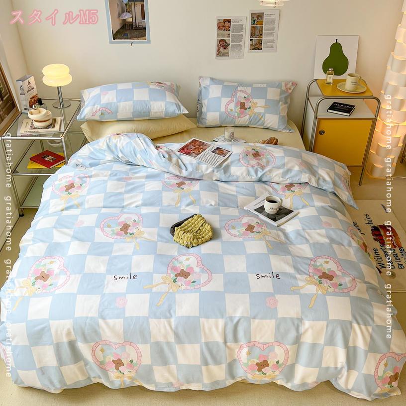 1000円OFFクーポン 掛け布団カバー おしゃれ 花柄 花模様 天然素材 通年 コンフォーターカバー 植物 ボタニカル シングル 200×230cm 綿100% 洗濯可 洗い替え速乾タイプ 通気で汗をやさしく吸い取り 天然素材のコットン100% 敷き布団ベッド兼用 gratiahome [2]