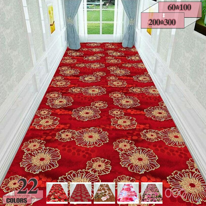 777円OFFクーポン 廊下カーペット ロングマット 廊下敷き 長い 滑り止め 3D 花 おしゃれ 防音 モダン マルチスタイル 台所 キッチンマット 玄関マット ローズ 植物柄 薔薇 3D プリント柄 廊下用 滑り止め 洗える 敷き gratiahome