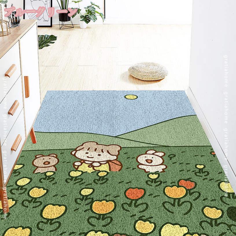 300円OFFクーポン 玄関マット 防塵 泥落としマット 屋外 屋内 室内 洗える 家庭用 足ふきマット 滑り止め 撥水 触さよい 抗菌 キッチンマット ウェルカムマット おしゃれ インテリア 北欧風 一年中 エントランスマット シンプル ベランダ gratiahome gratiahome-10046399 グラティアHOME サンプル画像3