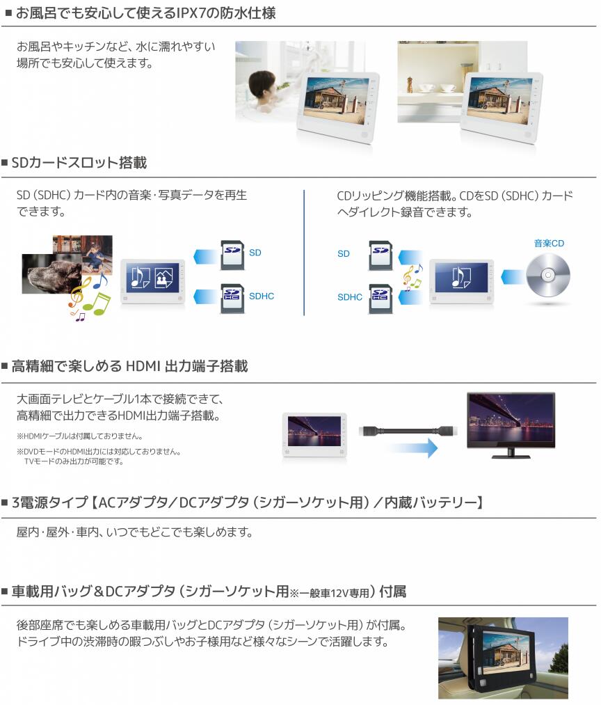 お風呂テレビ 防水 ポータブルテレビ 録画機能内蔵 12インチアンテナ工事不要 ちょい録 32gb 地デジ ポータブルテレビ防水機能 お出かけ フルセグ ワンセグ ポータブルdvdプレイヤー内蔵メ お風呂テレビ 防水 ポータブルテレビ 録画機能内蔵 12インチアンテナ工事不要 ちょい録 32gb 地デジ ポータブルテレビ防水機能 お出かけ フルセグ ワンセグ ポータブルdvdプレイヤー内蔵メ
