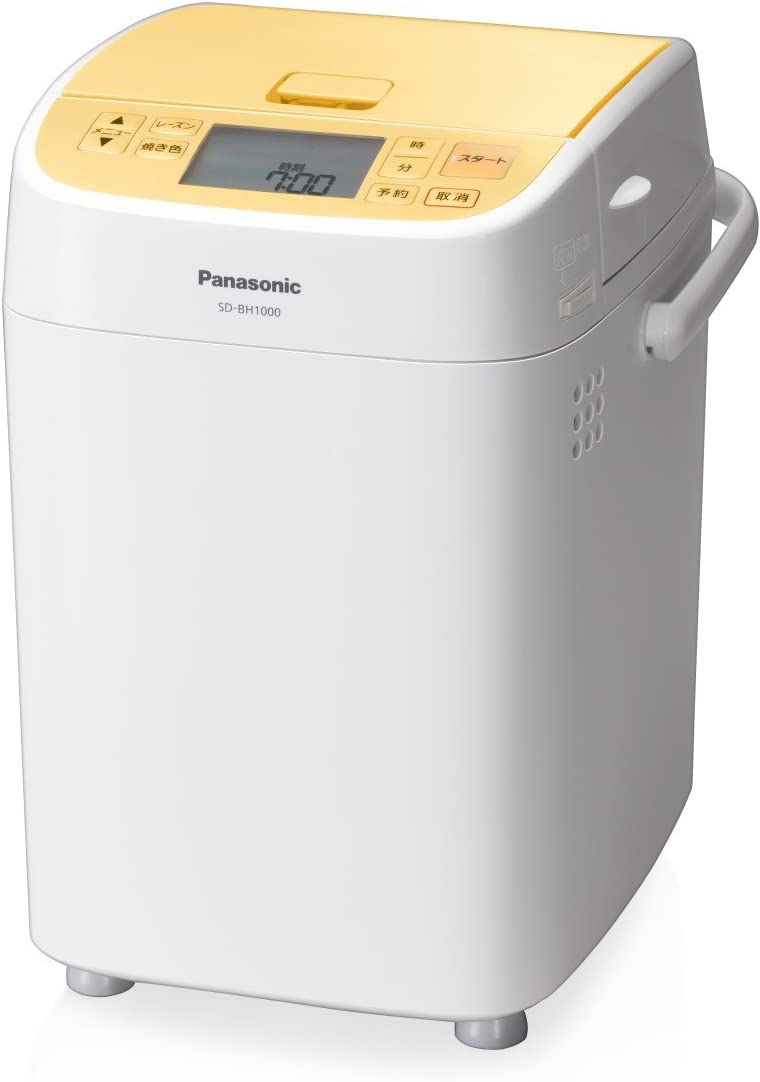 パナソニック パン焼き器 ホームベーカリー 1斤タイプ 家庭用 イエロー SD-BH1000-Yのサムネイル