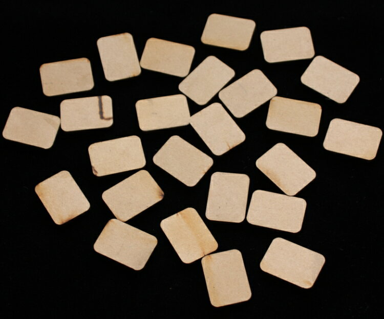 木製ルーン☆スリムタイプ☆すぐ実占で使えるベルベットバッグ付き☆ルーン占い