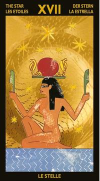 【正規品・直輸入】 最上級の豪華エジプシャンゴールドタロットカード ☆ ネフェルタリ・タロット ☆ Nefertari’s Tarot