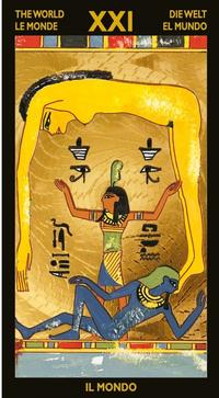 【正規品・直輸入】 最上級の豪華エジプシャンゴールドタロットカード ☆ ネフェルタリ・タロット ☆ Nefertari’s Tarot