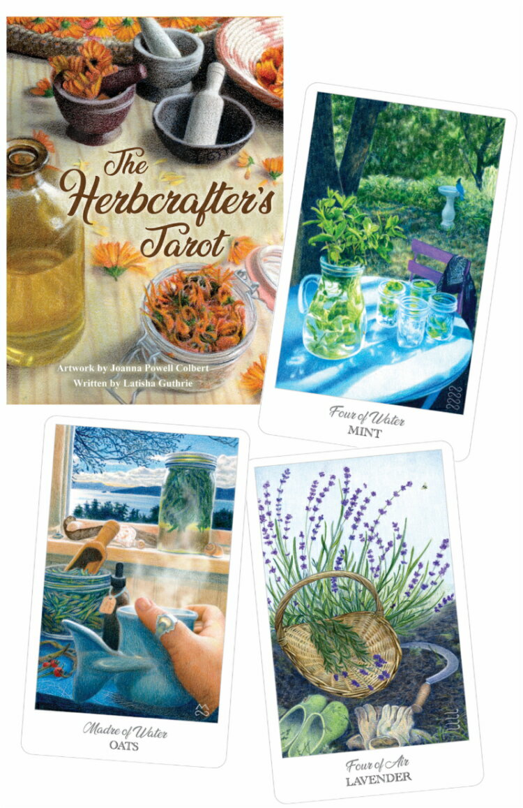 【正規品・直輸入】植物が伝える深いメッセージ☆自然からの贈り物であるハーブがテーマのタロット☆ハーブクラフターズ タロット☆The Herbcrafters Tarot　タロットカード専門店