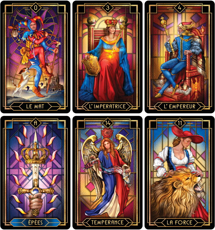 【正規品・直輸入】 タロット デコラティフ デッキ アンド ブックセット TAROT DECORATIF DECK AND BOOK SET タロットカード専門店