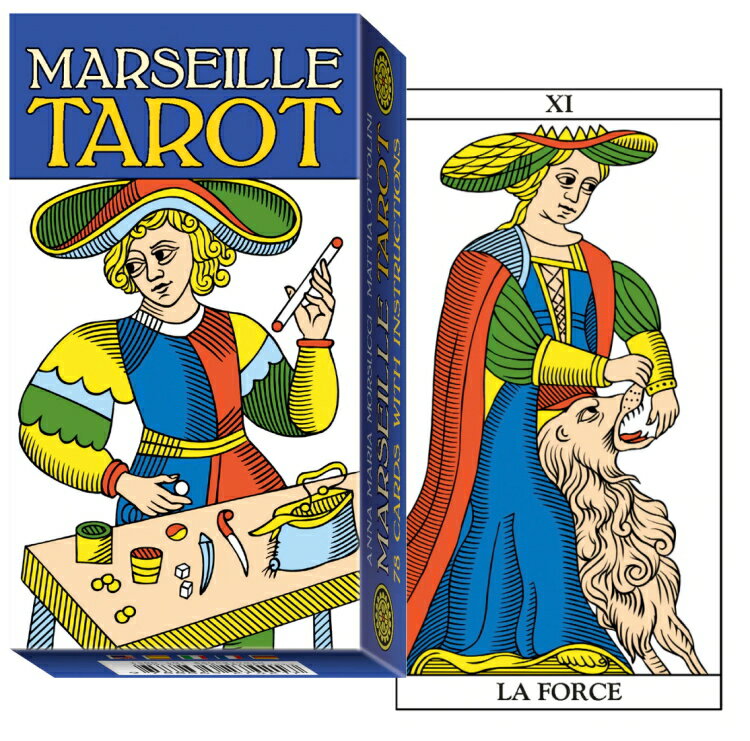 【正規品・直輸入】 マルセイユ タロット ブルーボックス Lo Scarabeo タロットカード MARSEILLE TAROT Blue Box