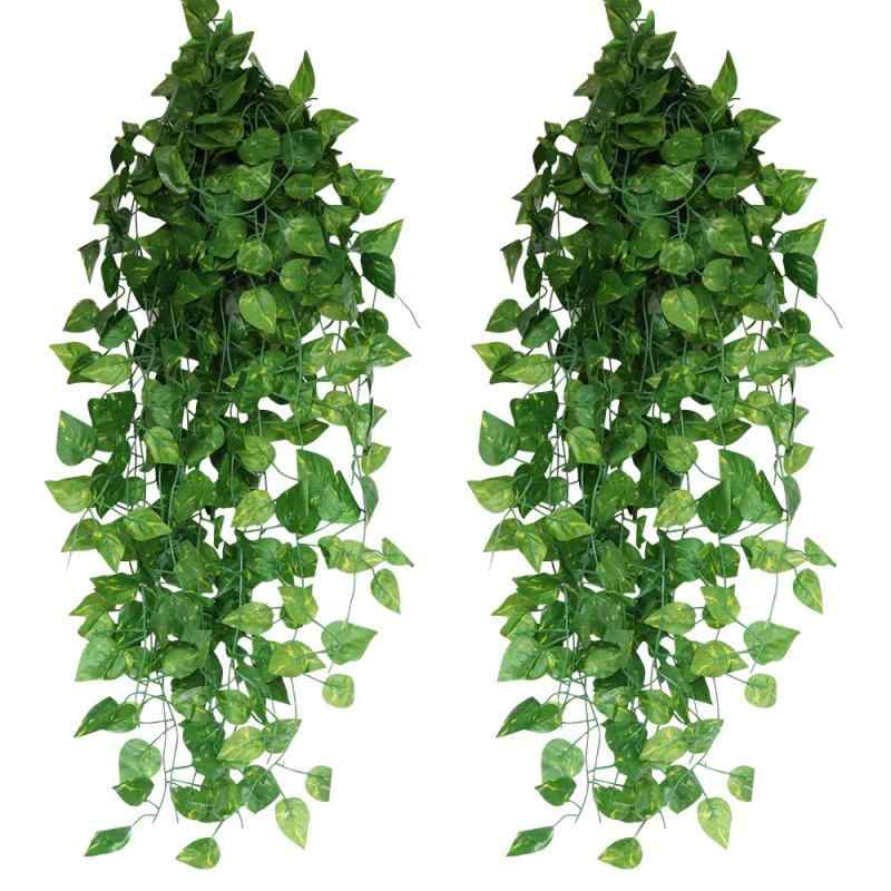 Rakuten - XiaZ(シアズ) アイビーリーフ 多肉植物 フラワープラント 密集緑茎付き人口多肉植物の詰め合わせ パール サボテン フラワーアレンジメント用人工植物 自宅 室内 壁 庭 DIYデコレーション