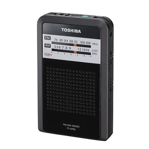 乐天商城 - 東芝(TOSHIBA) TY-APR5-K(ブラック) LEDライト付きポケットラジオ