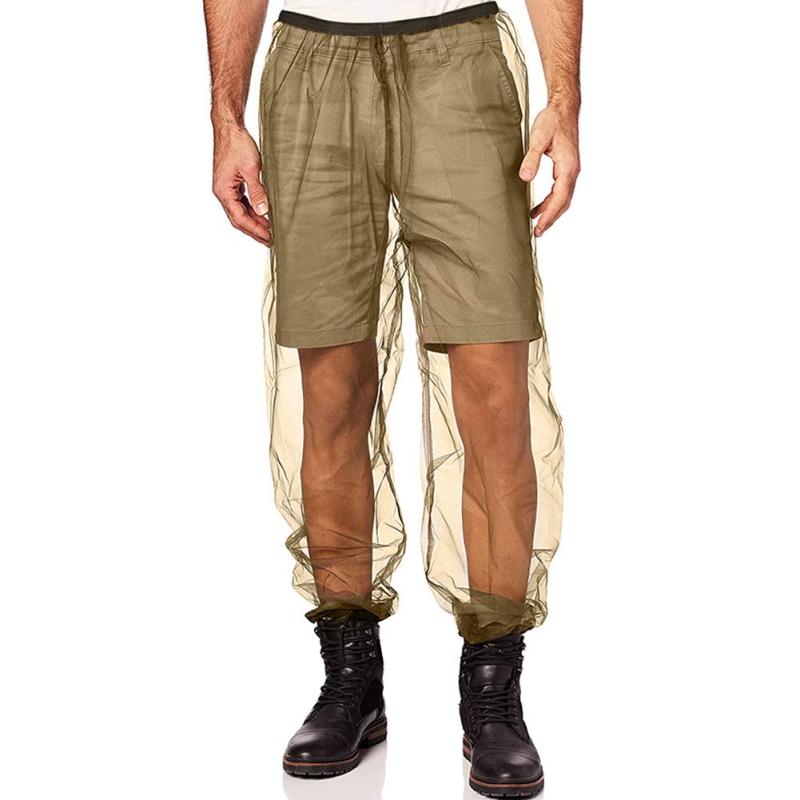 Umora 虫よけ ズボン パンツ 足カバー ガード 菜菜畑 夜釣り キャンプ メッシュ 通気 長靴にぴったり 屋外 夏場 農作業 草むしり用