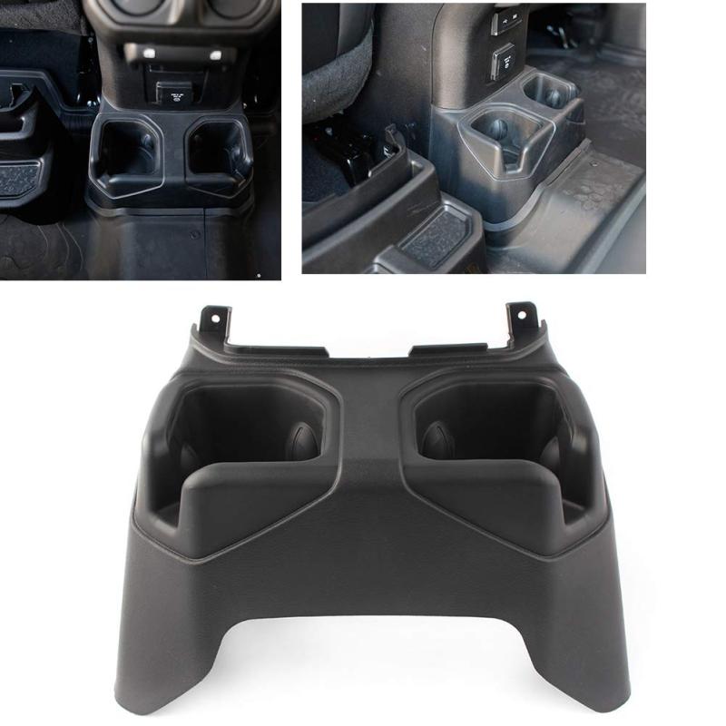 GZYF For Jeep ラングラー用 ドリンクホルダー パーツ 車載 コンソール カップホルダー ボトル 飲み物 ドリンク ホルダー リアフロア側用 落下防止 ラングラー ボトルホルダー 対応車種 For Jeep W