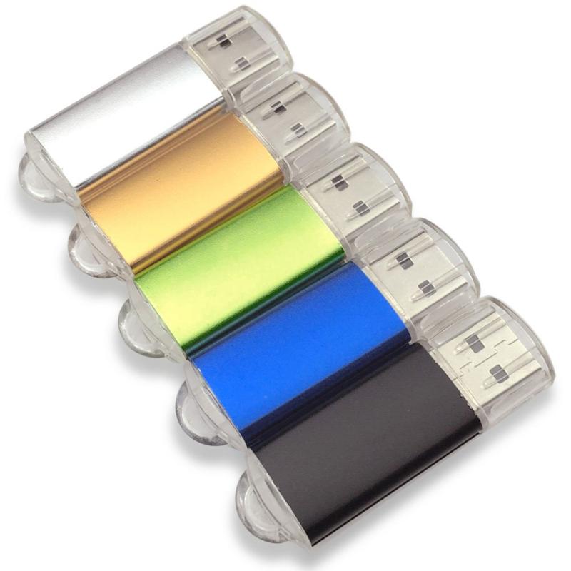 ebamaz フラッシュドライブ USBメモリ2.0スティックマルチカラー 5個セット (128MB,低容量, 128GBではない)
