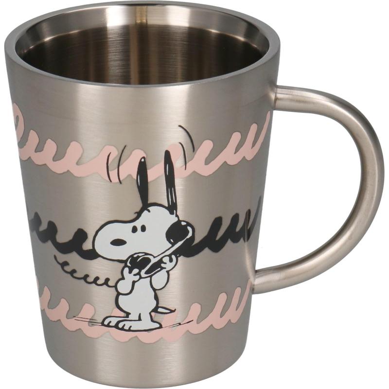 Peanuts (ピーナッツ) 二重 ステンレス マグカップ 約360ml