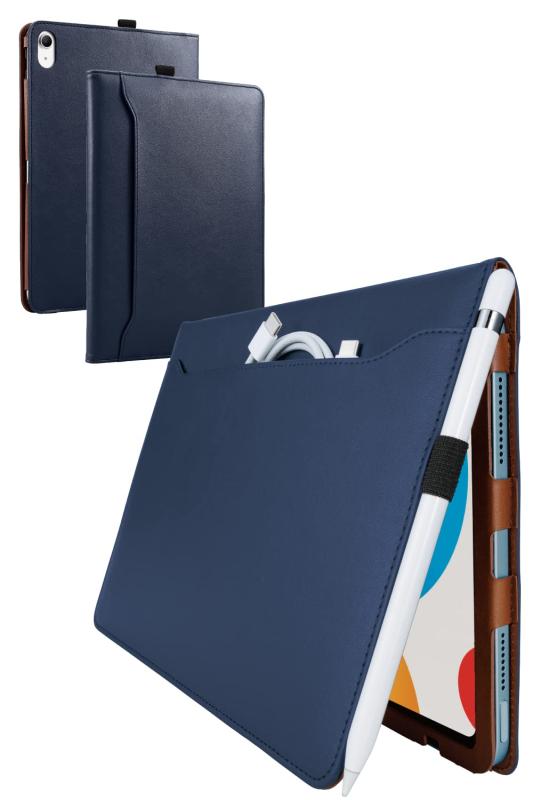 エレコム iPad 10.9 第10世代 (2022年) ケース カバー フラップケース スタンド付き ソフトレザー素材 オートスリープ/ウェイク対応