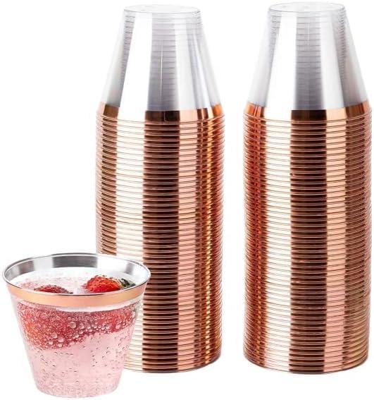 プラスチックカップ 西洋料理 アイスクリーム用 9オンス 透明 50個 使い捨てハード インカップ ワイン カクテル パーティー用 gravity-2024-10133577 パグハグ サンプル画像2