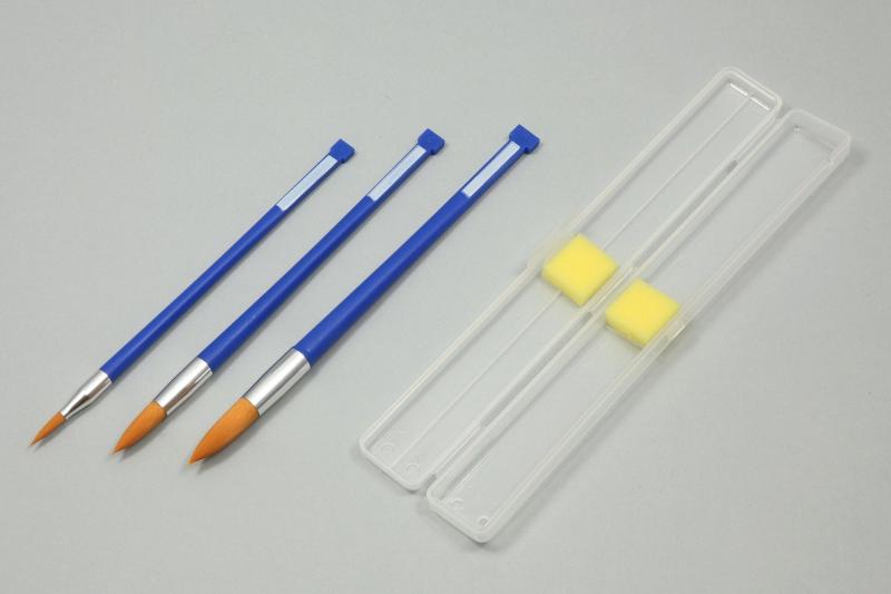樂天商城 - アーテック(Artec) アクワ水彩ナイロン筆 3本組 6号 15号 20号 水彩画 絵筆 画材 美術 学校 教材 10649