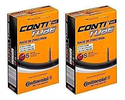 乐天商城 - 2本セット コンチネンタル(Continental) チューブ Race28 Wide 700×25-32c 仏式 42mm プレスタ [並行輸入品]