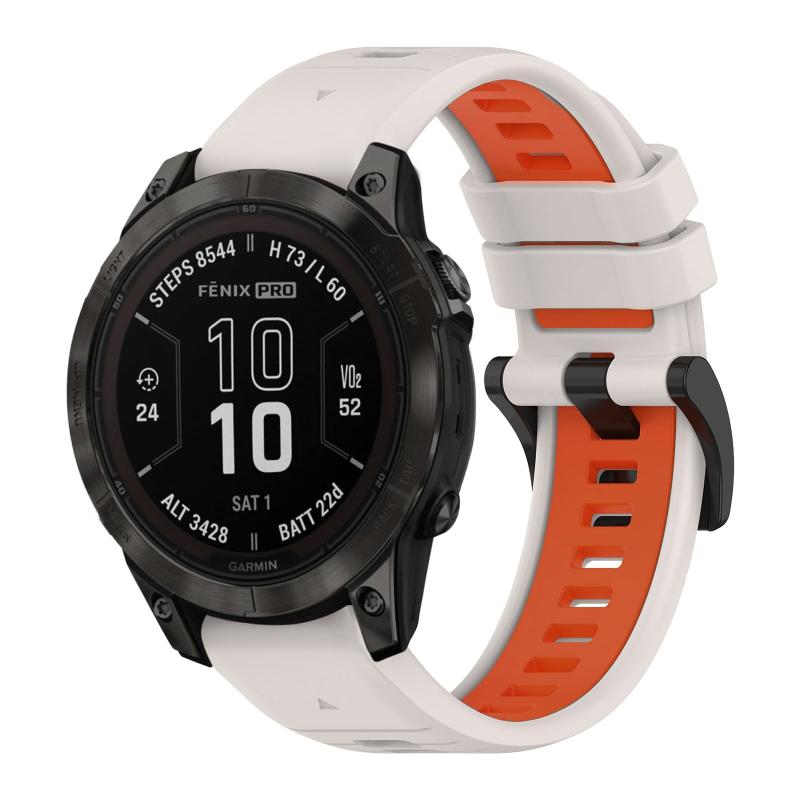 乐天商城 - [ReHowy] バンド Garmin Tactix8 47mm/Garmin Descent G2/Garmin Fenix 8 47 mm/Approach S70 47mm/Fenix 7 Pro/Fenix 7 対応 シリコン製 弾力性 交換バン