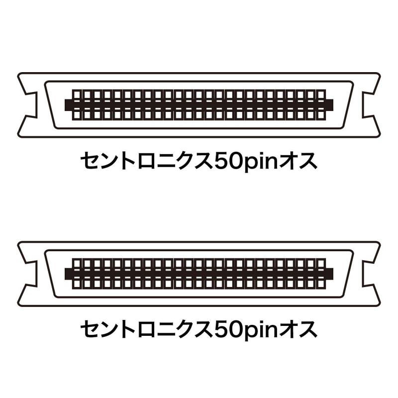パグハグのサンワサプライ SCSIケーブル｜アングル2