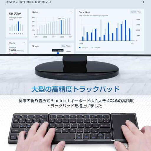 サンワサプライ マウス付きワイヤレスキーボード テンキー付き SKB-WL31SETBK