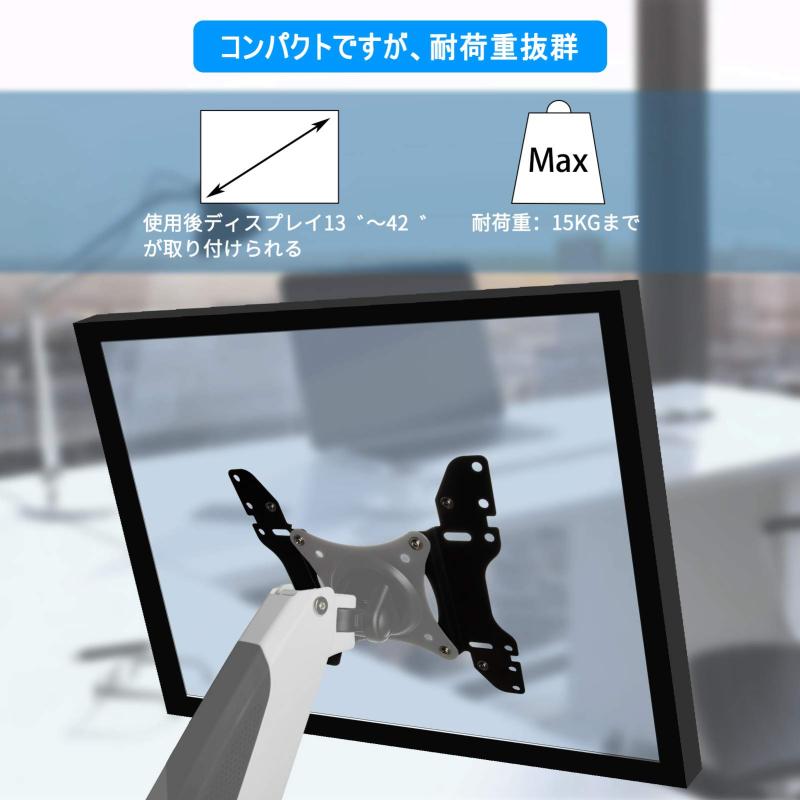 EAYHM VESA変換プレート 200X200/100X200/150X150/150X200 VESA調節 アダプタ モニターアーム 壁掛け金具用 gravity-2024-10208359 パグハグ サンプル画像2
