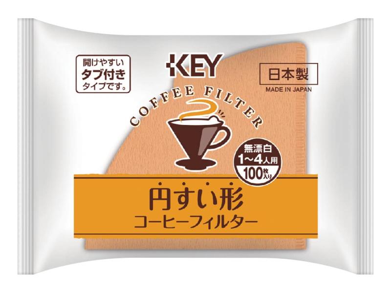 キーコーヒー円すい形コーヒーフィル...