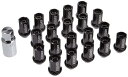 RAYS (レイズ) ジュラルミンロック&ナットセット L42 ストレートタイプ M12×1.5 ブラックアルマイト 74020001001BK(2)