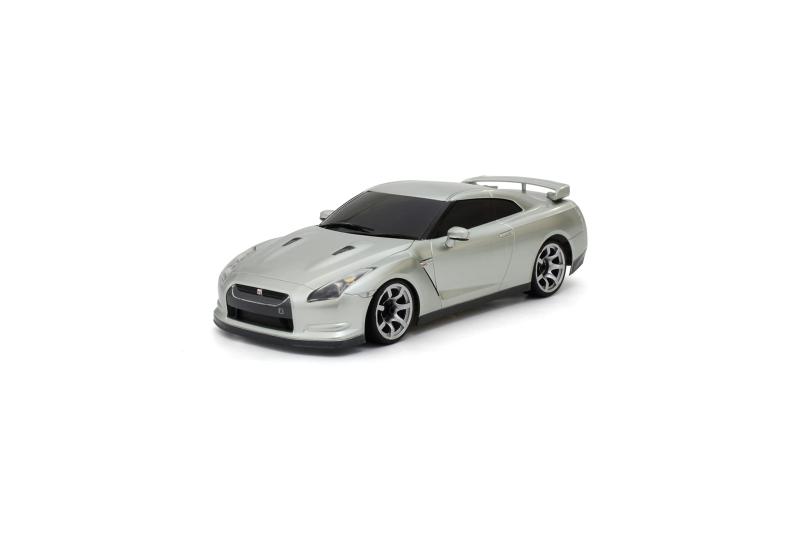 樂天商城 - キョウショウエッグ ファーストミニッツ 1/28スケールRC 日産 GT-R (R35) シルバー 66608