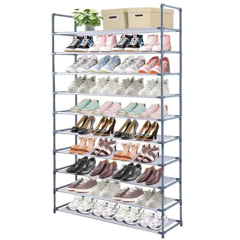 シューズラック 組み立て式 大容量 10段 靴収納 下駄箱 スリムシューズラッ 玄関収納 おしゃれ 靴入れ ..