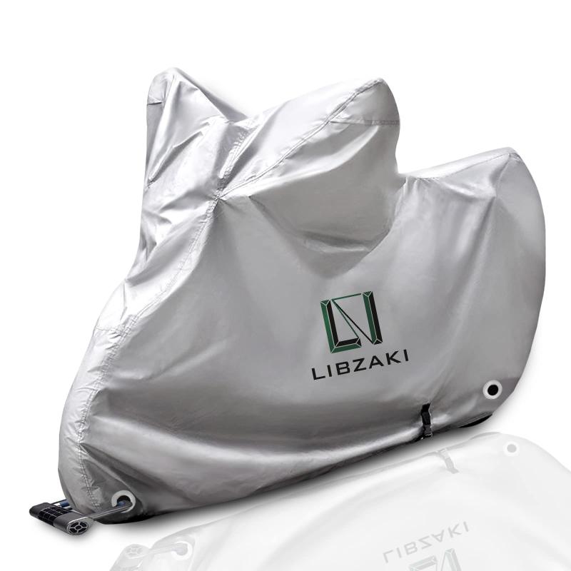 LIBZAKI 【改良素材】バイクカバー バイク用車体カバー 収納袋付き
