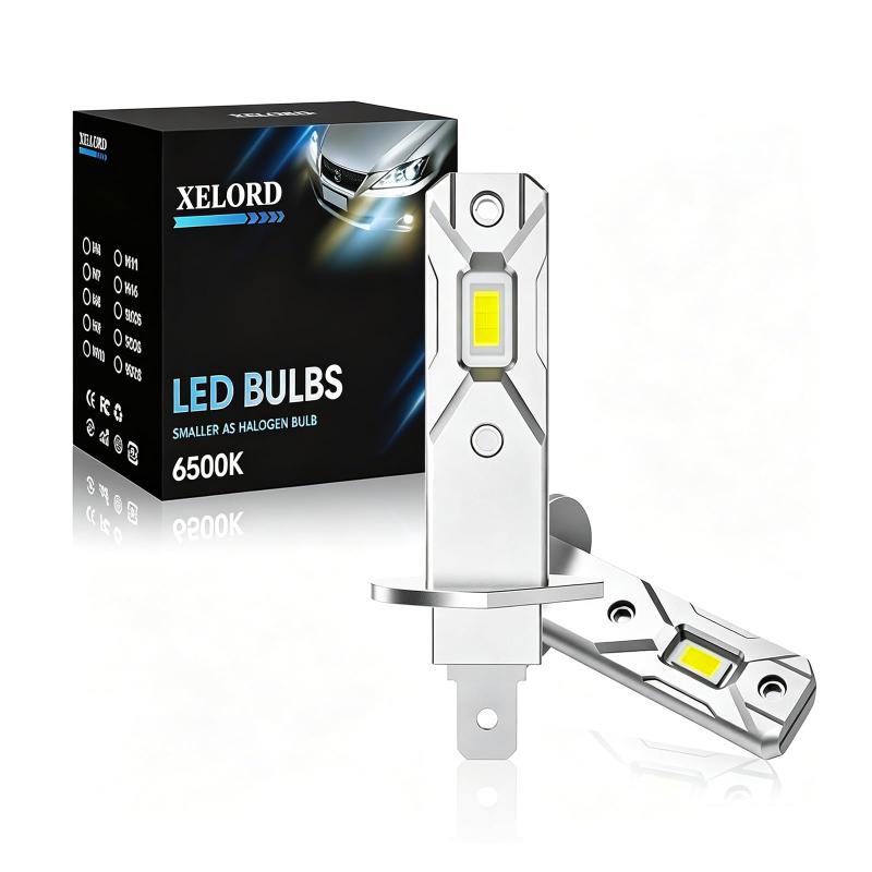 ��/�Х����إåɥ饤�� LED H4 hi/lo ���� CREE���å���� 6500K �ۥ磻�� ���η� H4 LED�Х�� �ָ��б� DC9-32V �ե���쥹��