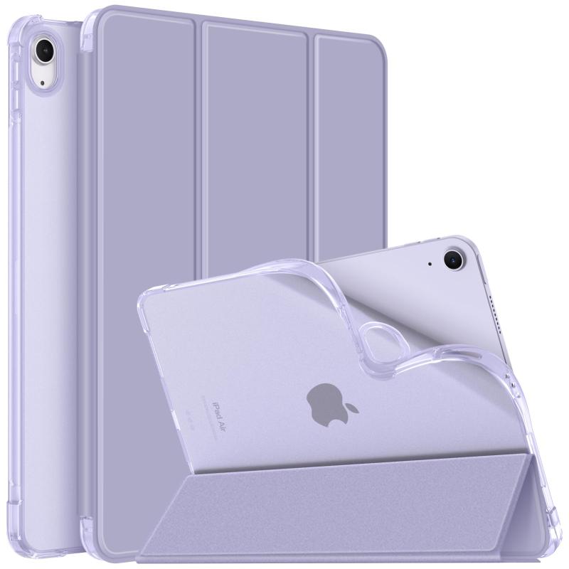 Fintie iPad Air 11インチ ケース M3 (2025 第7世代) / M2 (2024 第6世代) / Air 5/4 ケース 2022/2020 10.9 インチ 半透明ソフトTPUバックカバー Pencil 収納可能 Pencil P