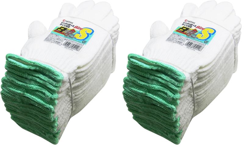 ミタニ 3本編みサイズ軍手 1ダース入 S/M/L/LL