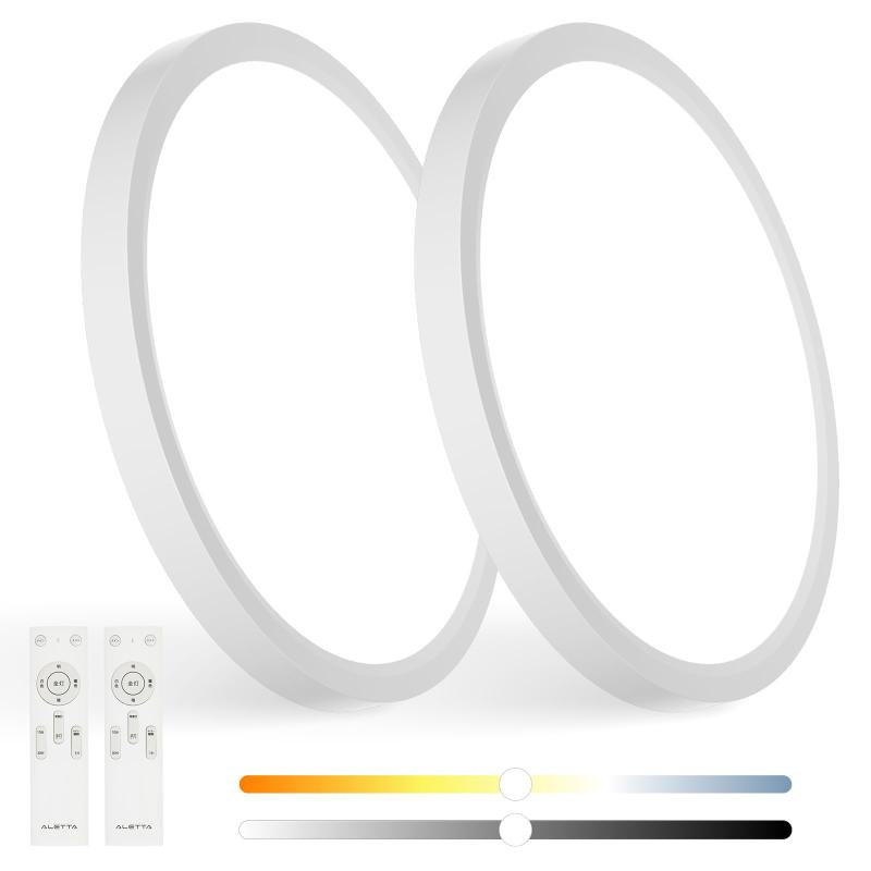 【hidemasa】シーリングライト LED 間接照明 調光調色 上下発光 照明器具 節電対策 リモコン操作 タイマー機能 省エネ 薄型 簡単取付 天井照明 和室 洋室 キッチン 寝室 洗面所 リビ