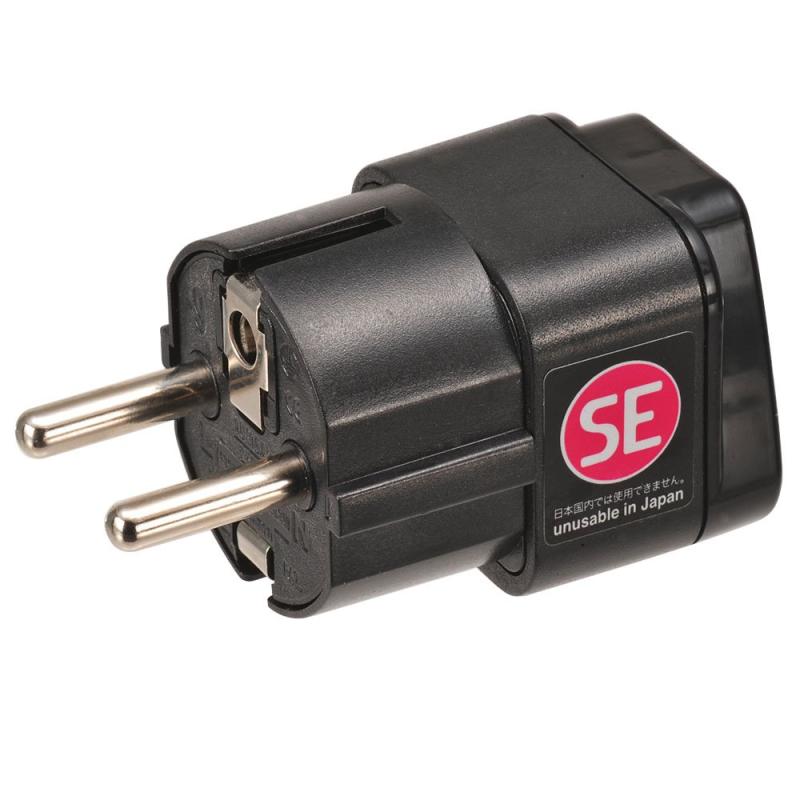 RWG-P003 海外旅行用 変換 アダプター プラグ エレプラグ SEタイプ(オーストリア、オランダ、韓国、ギリシャ、スイスなど) 10A 250V 例外申請承認商品 ロードウォーリア