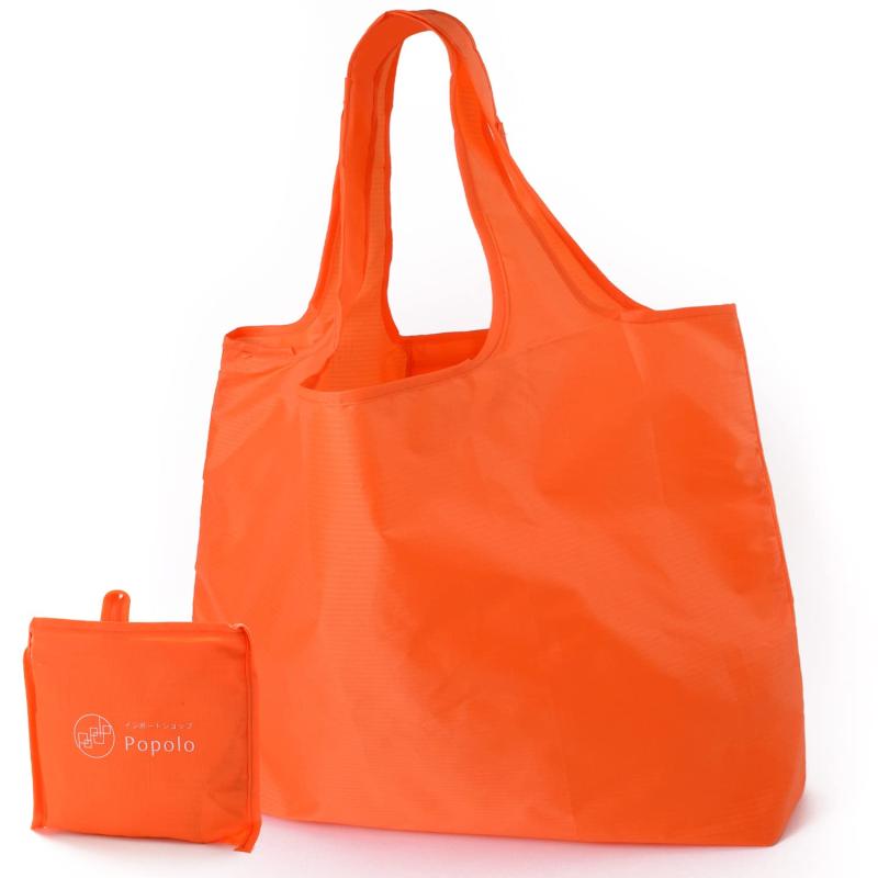 [POPOLO] 折りたたみ エコバッグ トートバッグ お買い物バッグ【 洗濯可能 】冷蔵商品＆冷凍商品を買った時の水滴なんかも、サッと一拭きで解決汚れても洗濯していただけます【 折りたたんでコンパクト収納 】専用ロゴ付きの収納ケースに折りたたんで入れるといつでもどこでも持ち運びができます【 商品仕様 】 ●「素材」オックスフォード ●「カラー」画像をご確認ください ●「サイズ」画像をご確認ください お客様のモニター環境等により実際の物と素材感、色が多少異なる場合がございます。【 30日間の返金付き 】 購入日から30日間の返金をつけさせていただいておりますので、安心してお買い求めください。