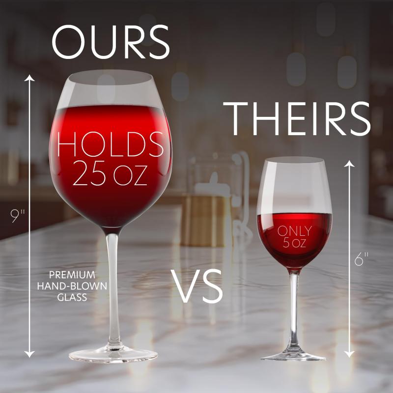 特大ワイングラス 750ml フルボトルのワイン対応 1 Glass クリア 13470 gravity-2024-10209624 パグハグ サンプル画像2