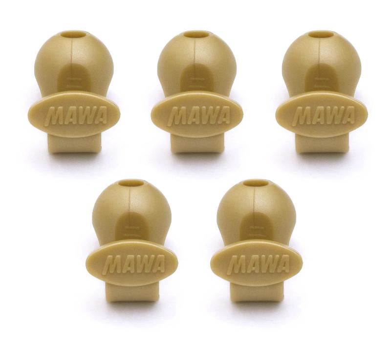 Rakuten - MAWA 衣類ハンガー ゴールド 3.3×3×2.4cm コネクトフック 18539 5個セット